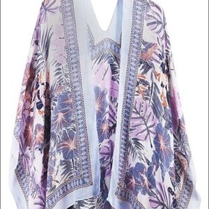 J. Jill Tropical Breeze Ruana Scarf/Wrap